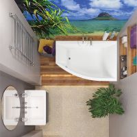 Акриловая ванна Vagnerplast Veronela 160x105 R VPBA160VEA3PX-04 без гидромассажа — фото 2, Акриловые ванны