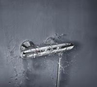 Смеситель для душа Grohe Grohtherm 1000 34814003 с термостатом Хром — фото 6, Смеситель для душа