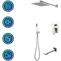 Товар: Душевая система Ростовская Мануфактура Сантехники SUS129-2S Нержавеющая сталь - фото 2 Душевая система Ростовская Мануфактура Сантехники SUS129-2S Нержавеющая сталь — фото 2, Душевое оборудование. Душевая программа