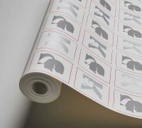 Обои AS Creation Karl Lagerfeld 37842-1 Винил на флизелине (0,53*10,05) Белый/Серый, Люди/Буквы — фото 2, Обои для стен