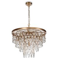 Люстра Maytoni Neoclassic Linn MOD091PL-07G Прозрачная Золото — фото 2, Люстры