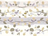 Товар: Панно Zambaiti Parati Satin Flowers IV Z66891 Винил на флизелине (3*5,1) Желтый/Сиреневый/Коричневый, Листья/Птицы - фото 2 Панно Zambaiti Parati Satin Flowers IV Z66891 Винил на флизелине (3*5,1) Желтый/Сиреневый/Коричневый, Листья/Птицы — фото 2, Обои для стен