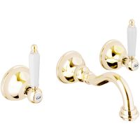 Смеситель для раковины Webert Dorian DO750404010 Золото — фото 1, Смесители