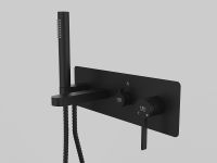 Смеситель для ванны GPD Gildo Colored MKA165-S Черный — фото 5, Смесители