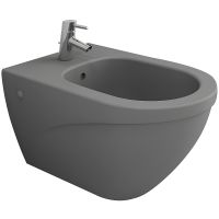 Биде Bocchi Taormina Arch 1121-006-0120 подвесное Серое матовое — фото 1, Биде