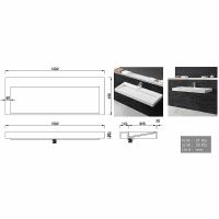 Раковина Boheme Armadi Art Flat 120 859-120-1 Белая — фото 3, Раковины