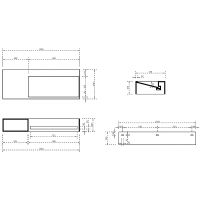 Раковина Abber Stein 120 L AS2640-1.2 L Белая матовая — фото 7, Раковины