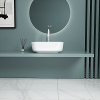 Раковина-чаша Esbano Ercina-N 39 ESRNERCINW Белая глянцевая — фото 6, Раковины накладные