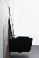 Унитаз Allen Brau Liberty 2 4.33007.31 подвесной Черный матовый без сиденья — фото 45, Подвесные унитазы