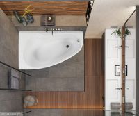 Акриловая ванна Vagnerplast Avona 150x90 L VPBA159AVO3LX-04 без гидромассажа — фото 2, Акриловые ванны