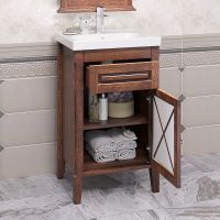 Тумба под раковину Opadiris Палермо 50 R 00-00002360 Светлый орех — фото 5, Мебель для ванной