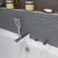 Смеситель на борт ванны Timo Torne Хром Белый арт-4330/00-16Y — фото 2, Смесители на борт ванны