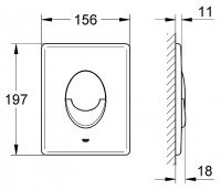 Комплект унитаза с инсталляцией Grohe Solido 39117000 с сиденьем Микролифт и клавишей смыва — фото 6, Комплекты унитаз + инсталляция
