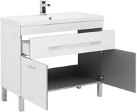 Тумба с раковиной Aquanet Верона 100 213034 Белая — фото 3, Тумбы с раковиной