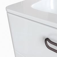 Тумба с раковиной Iddis Brick 60 BRI60WFi95K Белая — фото 5, Тумбы с раковиной