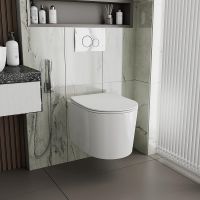 Товар: Унитаз Point Веста PN41701 подвесной с сиденьем Микролифт - фото 5 Унитаз Point Веста PN41701 подвесной с сиденьем Микролифт — фото 5, Унитазы