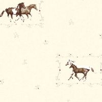 Обои детские AS Creation Little Stars 35837-2 Винил на флизелине (0,53*10,05) Бежевый, Животные — фото 1, Обои для стен