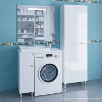 Тумба под раковину СанТа Лондон 90 224027 Белая — фото 2, Тумбы под раковину