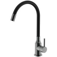 Смеситель для кухни Splenka S201.4406.09 Графит матовый Черный — фото 1, Смесители для кухни