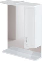 Зеркало со шкафом DIWO Переславль 60 R PER.Z.60/P/W с подсветкой Белое — фото 2, Мебель для ванной