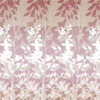 Фреска Ortograf Flora 31305 Фактура флок FLK Флизелин (2,7*2,7) Красный/Бежевый/Белый, Листья — фото 2, Фрески