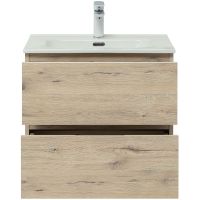 Тумба под раковину Aquanet Алвита New 60 277513 подвесная Дуб Веллингтон — фото 5, Тумбы под раковину