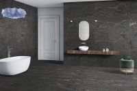 Керамогранит Realistik Alexandria Nero Sugar Carving 60х120 см — фото 9, Керамогранит