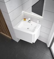 Тумба под раковину Ravak SD 10° 55 L X000000741 подвесная Темный орех — фото 6, Тумбы под раковину