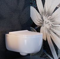 Комплект унитаза Berges Ego XL Rimless с инсталляцией Atom 043360 с сиденьем Микролифт и Черной SoftTouch  клавишей смыва — фото 18, Комплекты унитаз + инсталляция