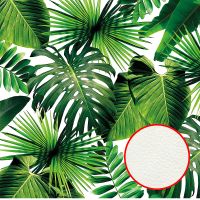 Фреска Ortograf Oasis 32760 Фактура флок FLK Флизелин (2,7*2,7) Белый/Зеленый, Листья — фото 1, Фрески