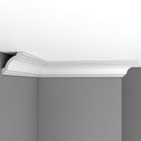 Карниз гибкий Decomaster 96257 FL 2400x70x70 мм — фото 1, Карнизы