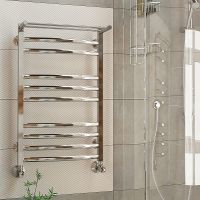 Водяной полотенцесушитель Terminus Енисей плюс П10 500x840 4620768886706 с полкой Хром — фото 3, Водяные полотенцесушители