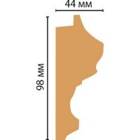 Товар: Багет Decomaster 916-393 2900x98x44 мм - фото 2 Багет Decomaster 916-393 2900x98x44 мм — фото 2, Багеты