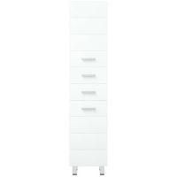 Шкаф пенал Corozo Денвер 40 Z2 SP-00000536 Белый — фото 1, Пеналы для ванной комнаты