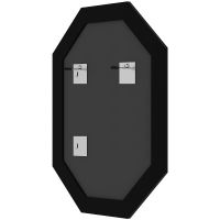 Товар: Зеркало Evoform Octagon 74x54 BY 7442 в багетной раме - Белая кожа с хромом 78 мм - фото 3 Зеркало Evoform Octagon 74x54 BY 7442 в багетной раме - Белая кожа с хромом 78 мм — фото 3, Мебель для ванной