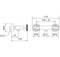 Смеситель для душа Migliore Reversa 28200 Золото — фото 2, Смеситель для душа