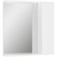 Зеркало со шкафом Volna Lake 70 R zsLAKE70.R-01 с подсветкой Белое — фото 7, Зеркальные шкафы в ванную