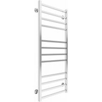 Водяной полотенцесушитель Terminus Ватикан П12 500x1200 4670078543981 Хром, нижнее подключение, G 1/2" ВР — фото 1, Водяные полотенцесушители