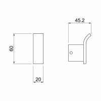 Крючок Allen Brau Infinity 6.21001-31 Черный матовый — фото 3, Крючки для полотенец