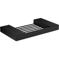 Мыльница Aquanet 5611MB 241904 Черная матовая — фото 1, Мыльницы