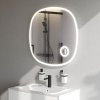 Зеркало AM.PM Func 80 M8FMOX0803SA с подсветкой с увеличением с ИК-сенсорным выключателем — фото 4, Зеркала в ванную комнату