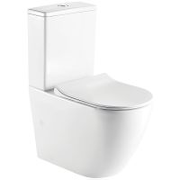 Унитаз компакт Koller Pool Round RN-0665-RC-C без бачка с сиденьем Микролифт — фото 1, Унитазы