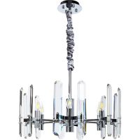 Люстра Divinare Tenerife 7136/02 LM-6 Прозрачная Хром — фото 1, Люстры