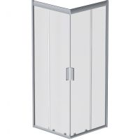 Душевой уголок AM.PM Gem 90х90 W90G-403-090MT профиль Серый стекло прозрачное — фото 1, Душевые уголки