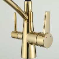 Смеситель для кухни Gappo G4398-13 Золото Черный — фото 4, Смесители для кухни