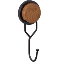 Крючок Fixsen Magic Wood FX-46005 Черный матовый — фото 1, Крючки для полотенец