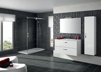 Зеркало Jacob Delafon Struktura 80 EB1098-NF подвесное — фото 2, Зеркала в ванную комнату