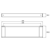 Рейлинг Emco Liaison 1866 001 36 модульный Хром — фото 5, Прочие аксессуары и комплектующие
