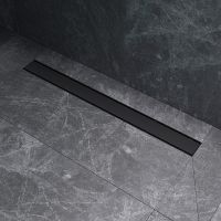 Душевой лоток AM.PM PrimeFlow 80 W02SC-U11-080-04BM с Черной матовой решеткой / под плитку Tile — фото 5, Душевые лотки