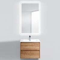 Тумба под раковину BelBagno Kraft 60 KRAFT-600-2C-SO-RNN подвесная Rovere Nebrasca Nature — фото 6, Тумбы под раковину